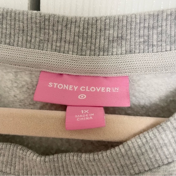 Stoney Clover Lane x Target 2022 Collab gray oversized sweatshirt - Picture 2 of 3